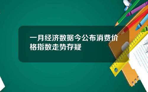 一月经济数据今公布消费价格指数走势存疑