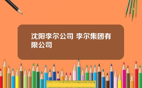 沈阳李尔公司 李尔集团有限公司