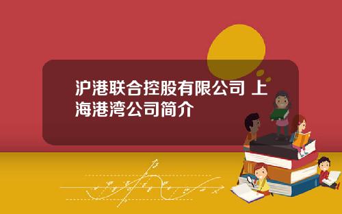 沪港联合控股有限公司 上海港湾公司简介