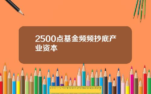 2500点基金频频抄底产业资本