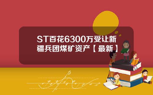 ST百花6300万受让新疆兵团煤矿资产【最新】