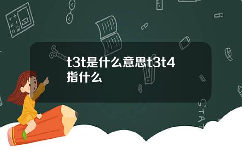 t3t是什么意思t3t4指什么