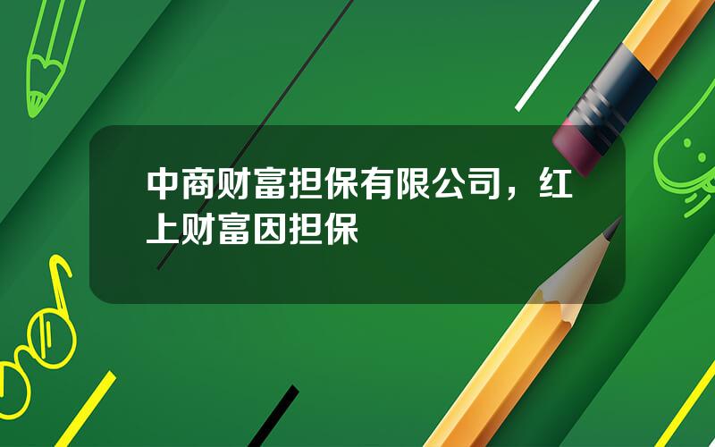 中商财富担保有限公司，红上财富因担保