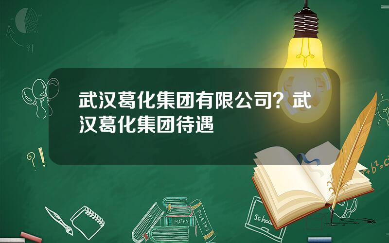 武汉葛化集团有限公司？武汉葛化集团待遇